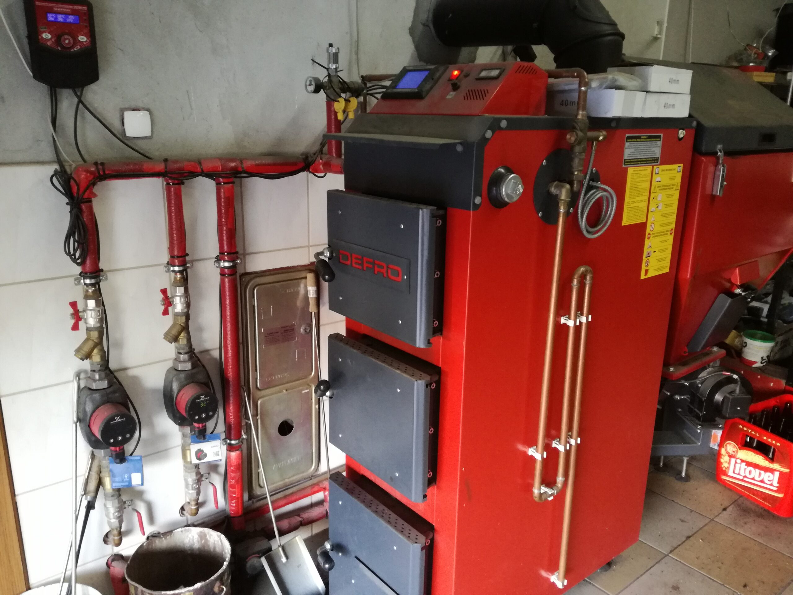 Kotłownia przed modernizacją