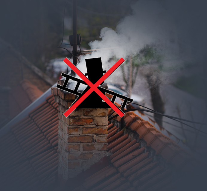 Zdjęcie skreślonego komina